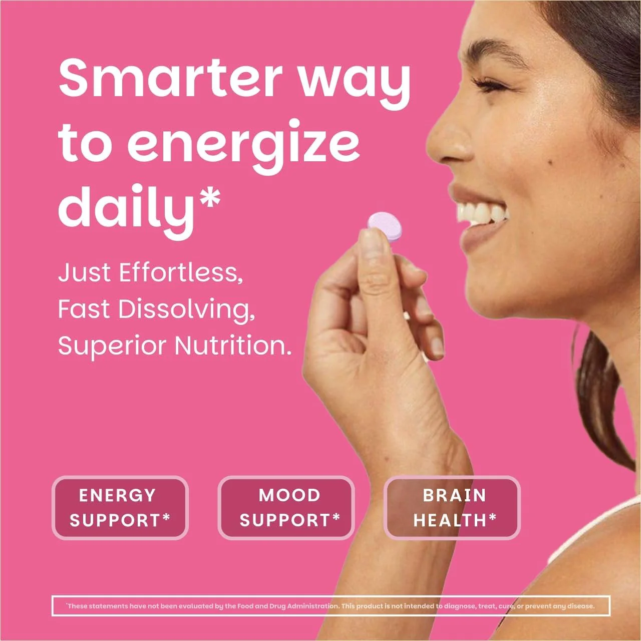 EZ Melts Dissolvable B12 2,500 mcg - Vitamin B12 for Energy & Immune Support - Non-GMO, Vegan & Gluten-Free - Red Cherry - 180 Sublingual Tablets (180 Servings) - Image 8