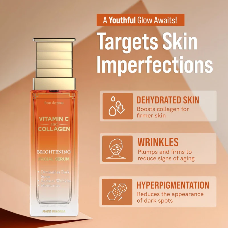 Facial Serum-Vitamin C & Collagen Brightening Facial Serum - Image 6
