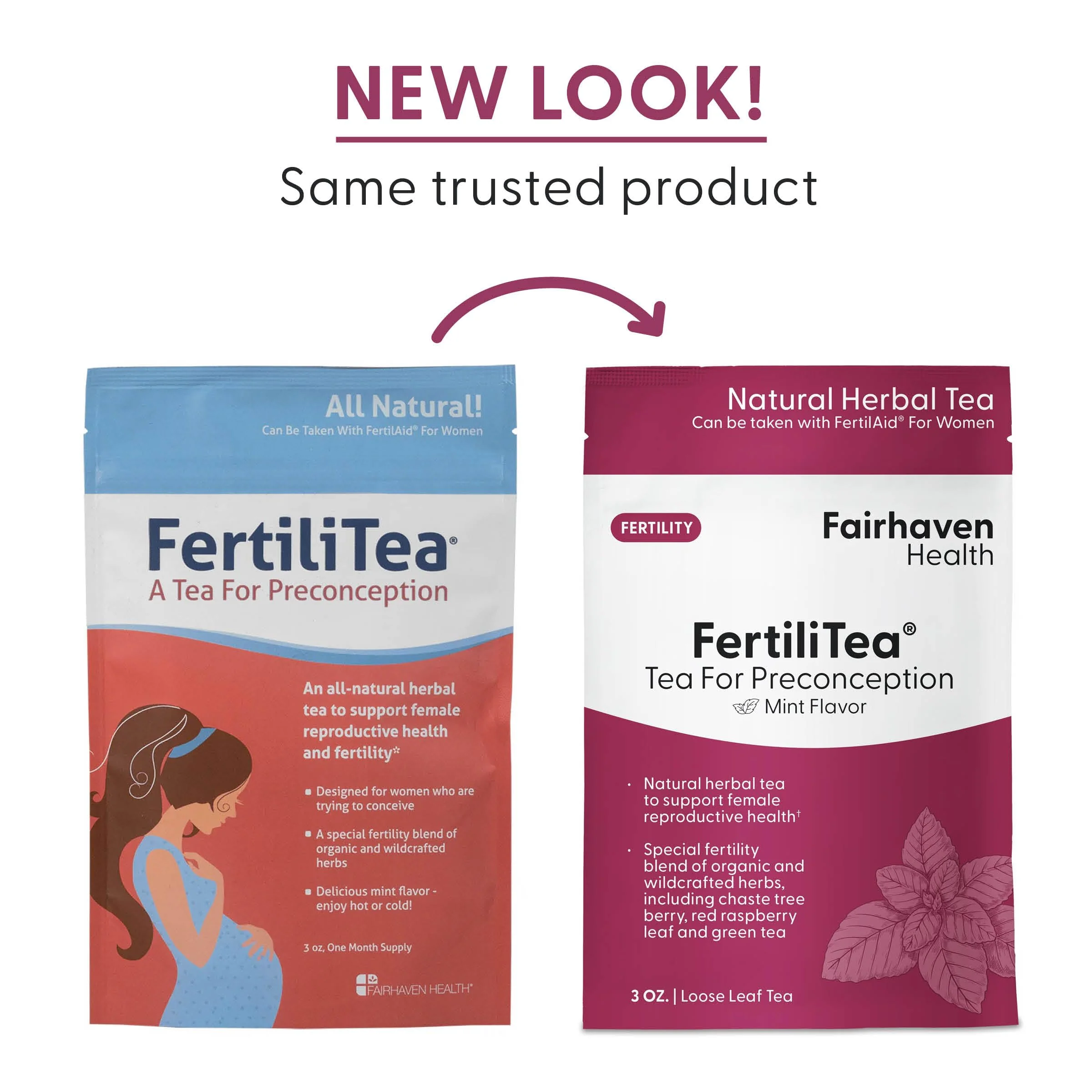 Fairhaven Health FertiliTea | Organic Fertility Tea for Women to Support Reproductive Health* | Prenatal Herbal Tea to Support Menstrual Cycle & Hormone Balance* | Contains Vitex | Mint | 60 Servings - Image 2