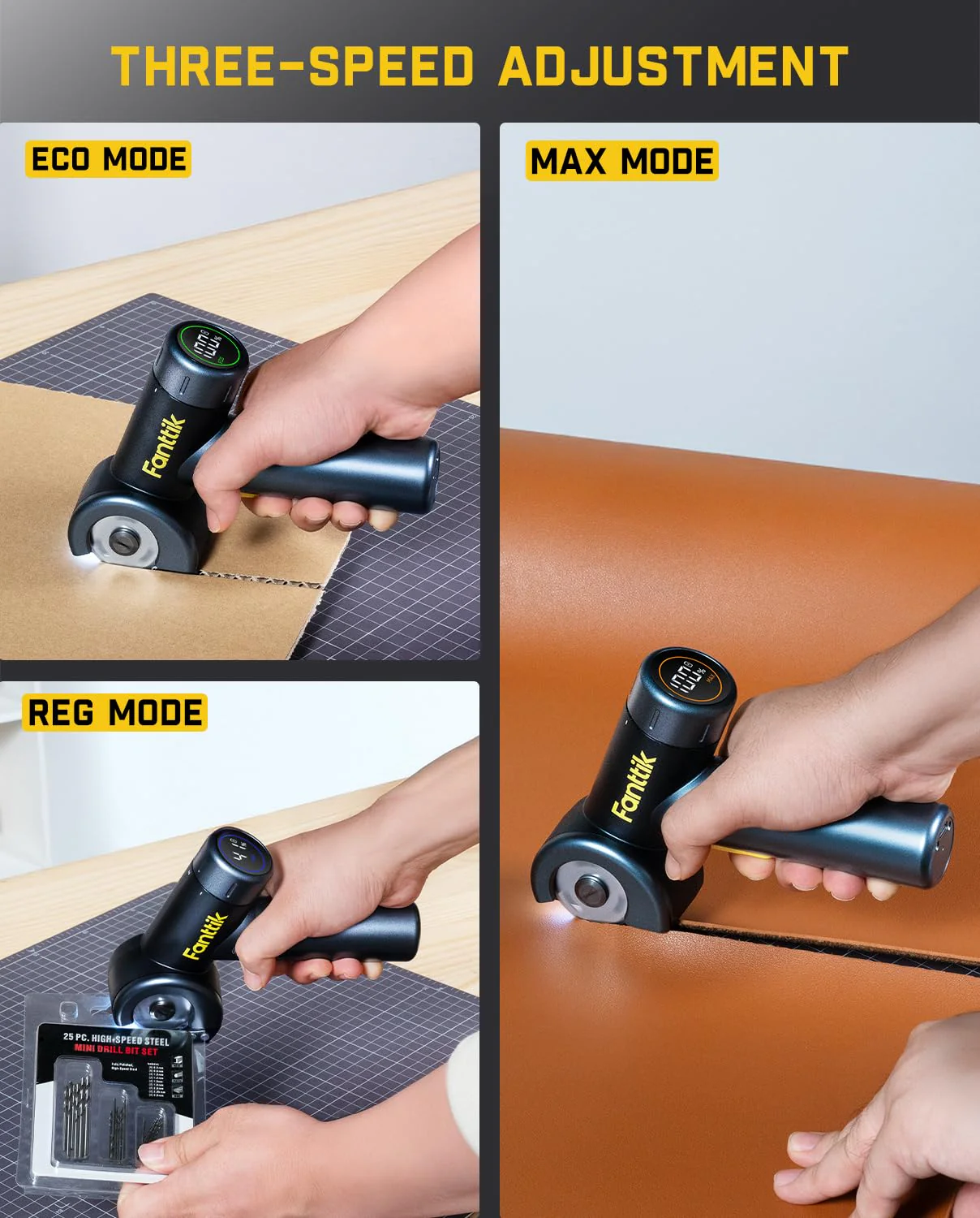 Fanttik C8 Nano Cordless Electric Scissors with LED Display & TS2 PRO Torque Screwdriver Wrench Set - Image 8