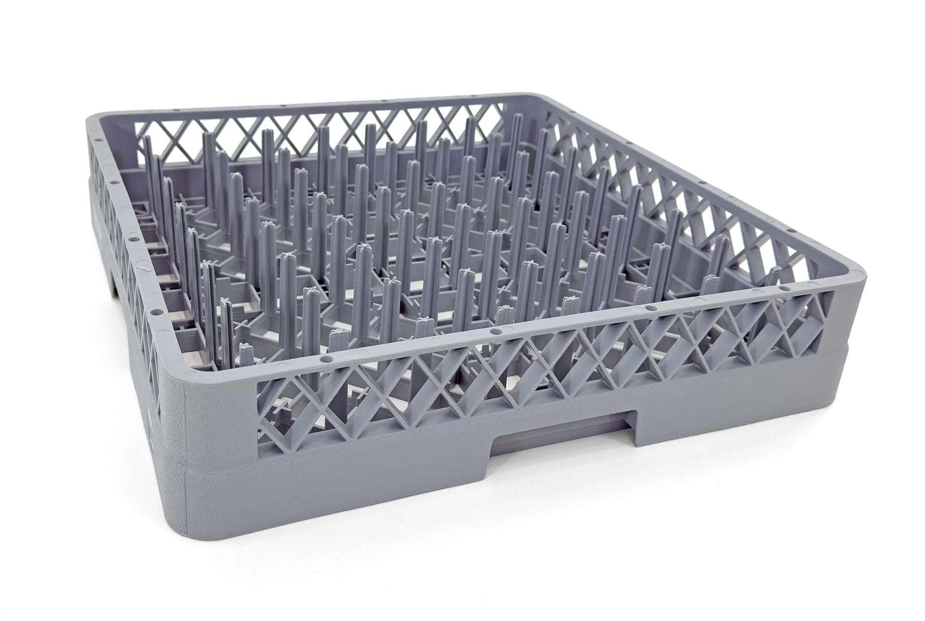 Farag Janitorial Peg Plate Rack for Commercial Dishwasher | Full Size Tray Rack | Polypropylene (Gray) - Image 7