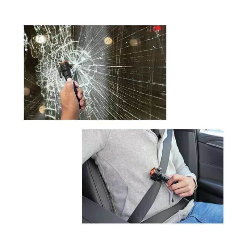 Farpoint Emergency Auto Tool -  Seat Belt Cutter Glass Breaker 6 Mode Flashlight - Image 4