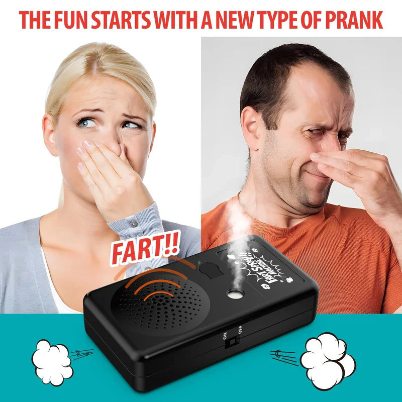 Fart Machine with Remote, Remote Controll Fart Spray Machine with 20 Realistic Sounds,Fart Spray Prank Toy, Pranks Jokes Gag Gift for Kids Adults - Image 2