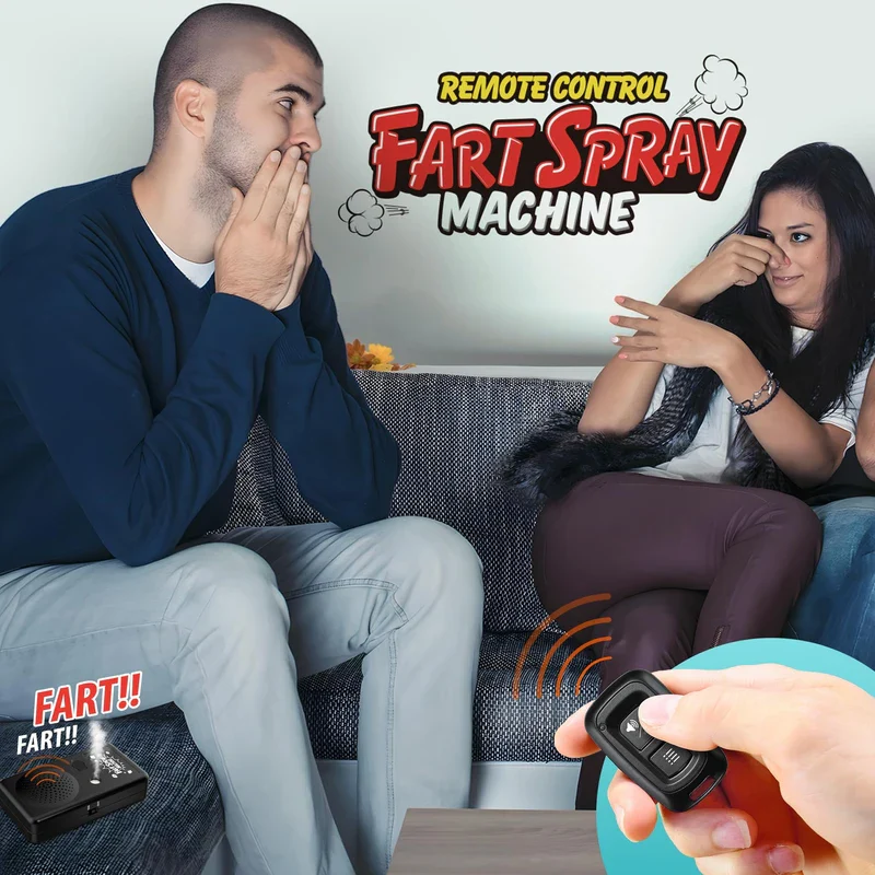 Fart Machine with Remote, Remote Controll Fart Spray Machine with 20 Realistic Sounds,Fart Spray Prank Toy, Pranks Jokes Gag Gift for Kids Adults - Image 6