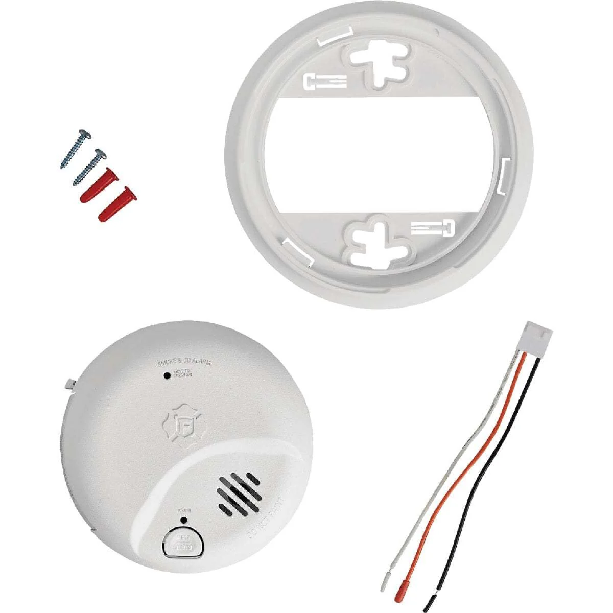 First Alert 10 Year Back Up Hard-Wired w/Battery Back-Up Ionization Smoke and Carbon Monoxide Detect - Image 3