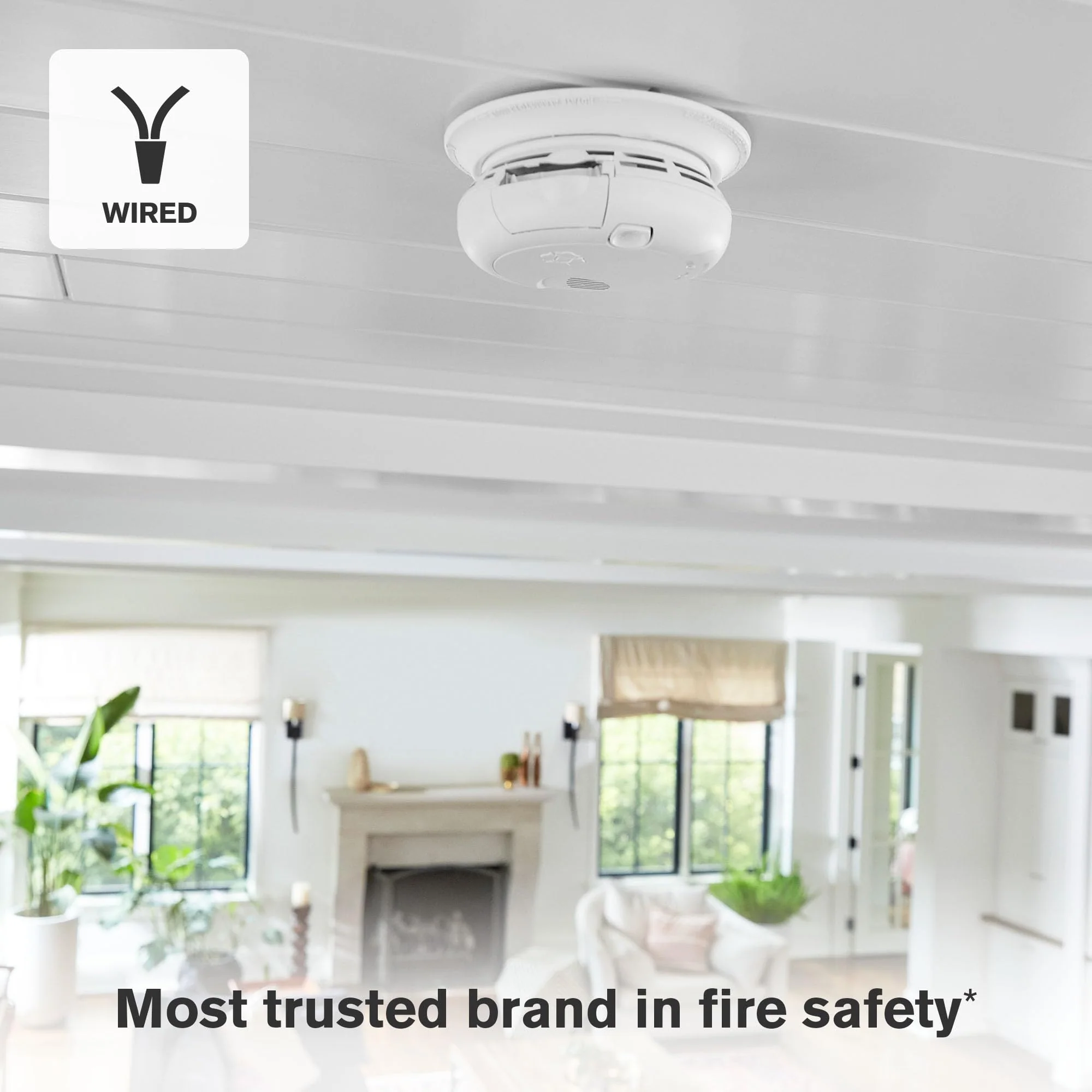 First Alert BRK Interconnect Hardwire Combination Smoke & Carbon Monoxide Alarm with Battery Backup & Voice Alerts, 1-Pack - Image 4