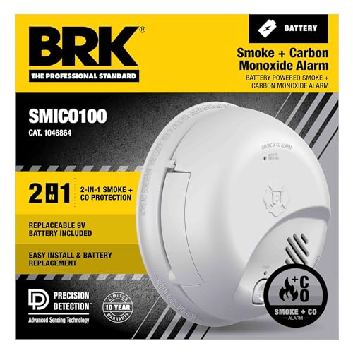 First Alert BRK SMCO100 Battery-Operated Combination Smoke & Carbon Monoxide Alarm, 1-Pack - Image 7
