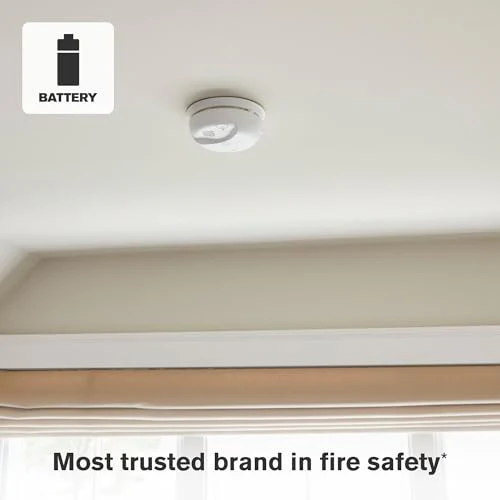First Alert Combination Smoke & Carbon Monoxide Alarm, Battery Operated Detector with Test & Silence Button, SMICO100, 1-Pack - Image 4