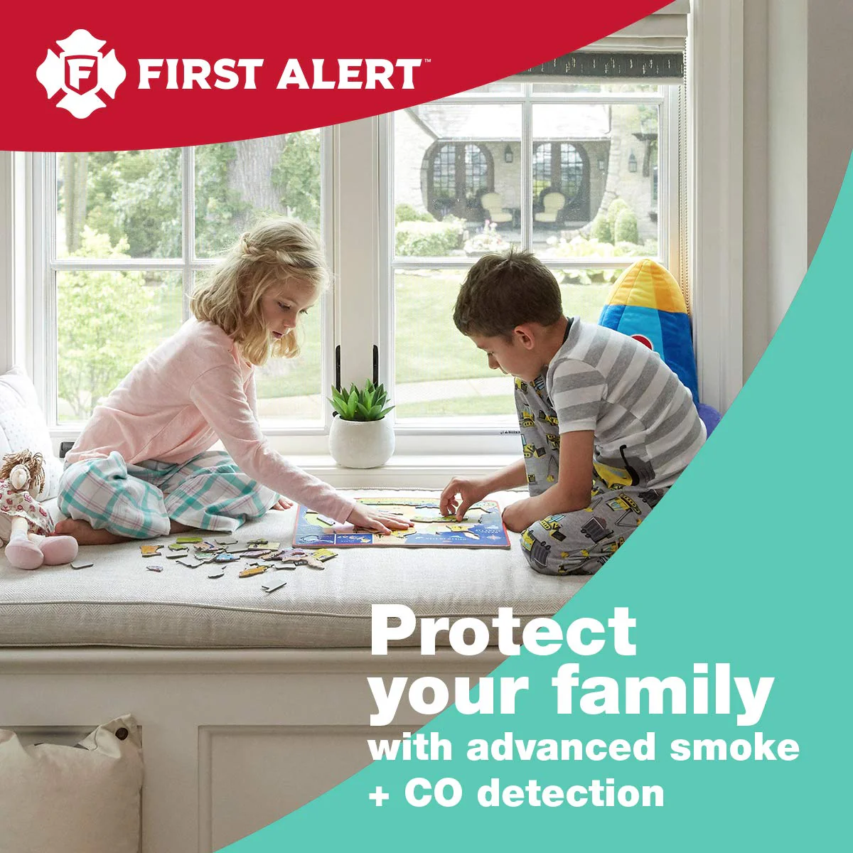 First Alert Powered Alarm SCO5CN Combination Smoke and Carbon Monoxide Detector, Battery Operated, 1 Pack, White - Image 8