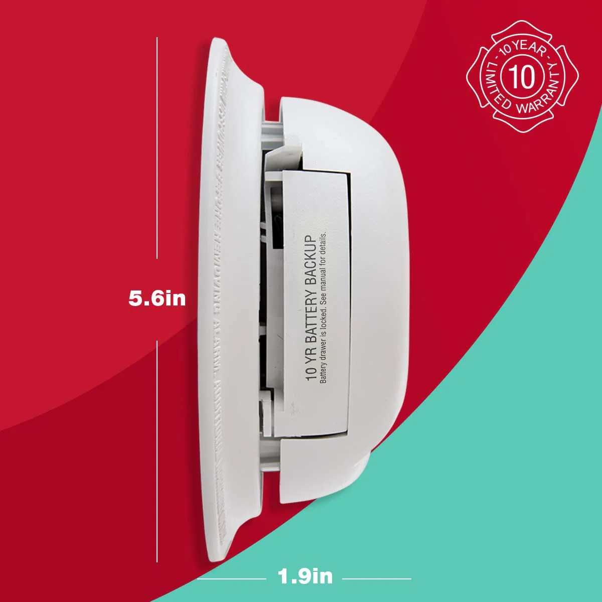 FIRST ALERT SC9120B Corded Electric Combination Alarm with Adapter Plugs for Easy Replacement - Image 3