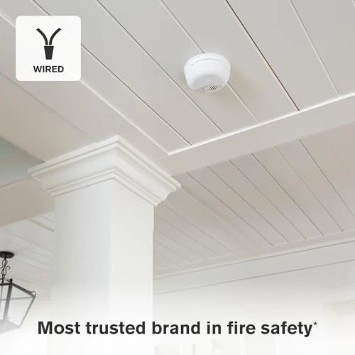 First Alert SMICO100-AC Interconnect Hardwire Combination Smoke & Carbon Monoxide Alarm with Battery Backup, 12-Pack - Image 4