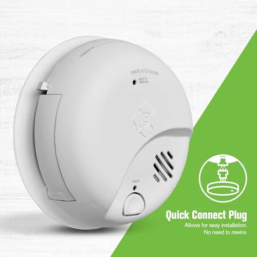First Alert SMICO100-AC Interconnect Hardwire Combination Smoke & Carbon Monoxide Alarm with Battery Backup, 12-Pack - Image 6