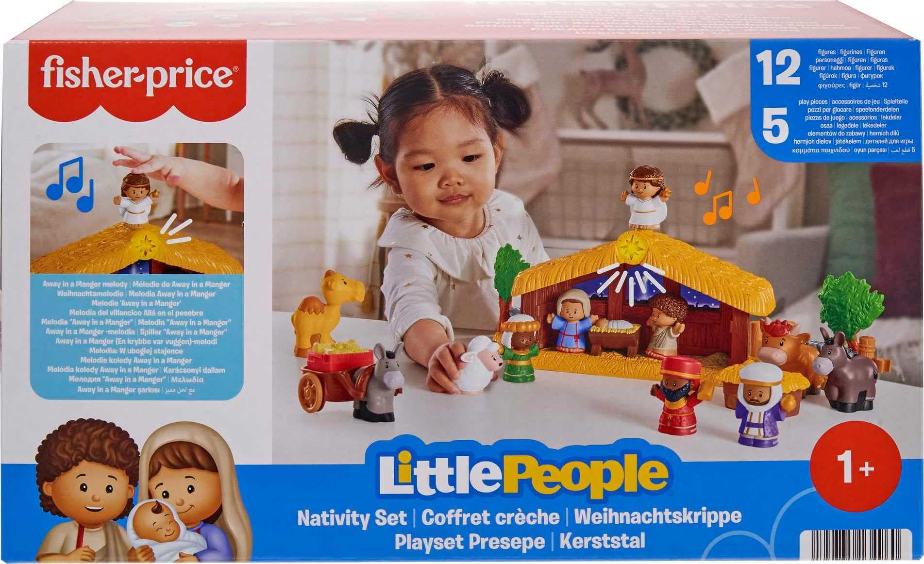 Fisher-Price Little People Toddler Toy Nativity Set with Music Lights & 18 Pieces for Christmas Pretend Play Kids Ages 1+ Years - Image 2