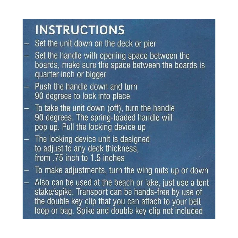 Fishing Pole Holder Fish from Deck or Pier MADE IN USA - Image 4