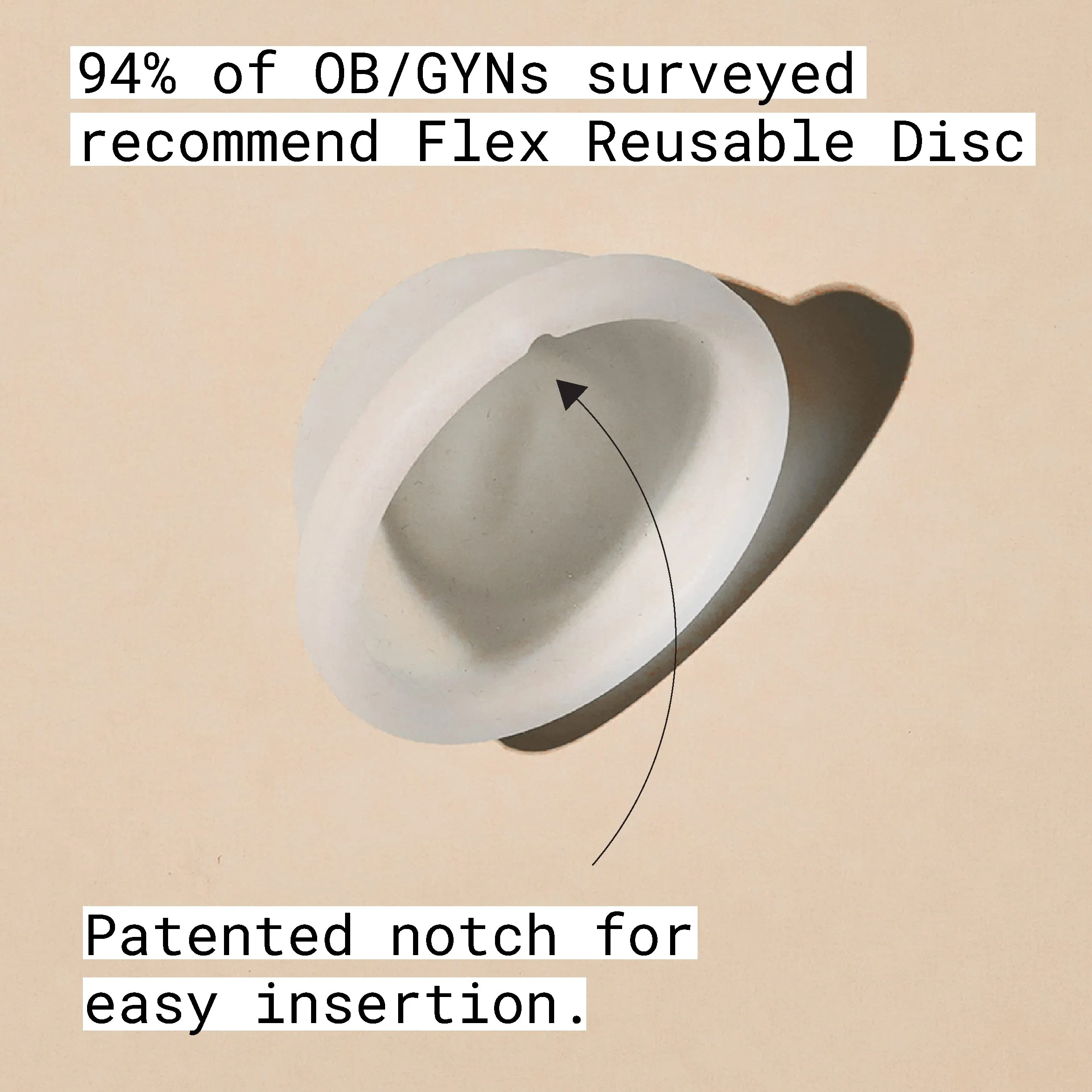 Flex Reusable Disc | Reusable Menstrual Disc | Tampon, Pad, and Cup Alternative | Capacity of 6 Super Tampons | Lasts for Years | Includes Carrying Pouch & 2 Free Disposable Discs - Image 3