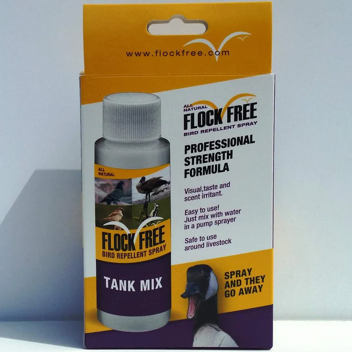Flock Free Bird Repellent Ready Spray Bundle, Ready to Use Bird Spray 32oz + Concentrate 4oz for Refill - Image 2