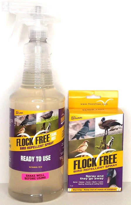 Flock Free Bird Repellent Ready Spray Bundle, Ready to Use Bird Spray 32oz + Concentrate 4oz for Refill - Image 6