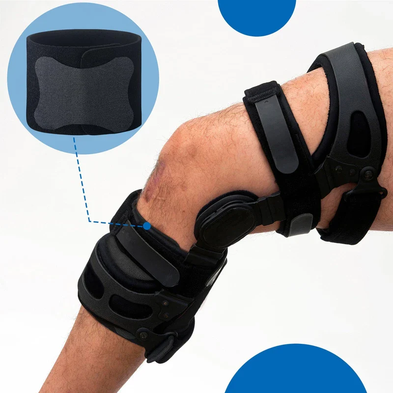 Foilswirl 3 Pcs Anti Slip Strap Knee Brace Support Strap Anti Slip Strap Leg Brace to Prevent Skin Chafing and Slipping with Knee Brace to Prevent Skin Chafing and Slipping - Image 5