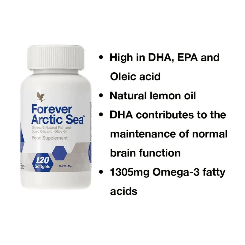Forever Living Products Forever Arctic Sea, 120 softgels, Extensive Blend of omega-3s, Pure Source of EPA & DHA, Gluten Free. - Image 3