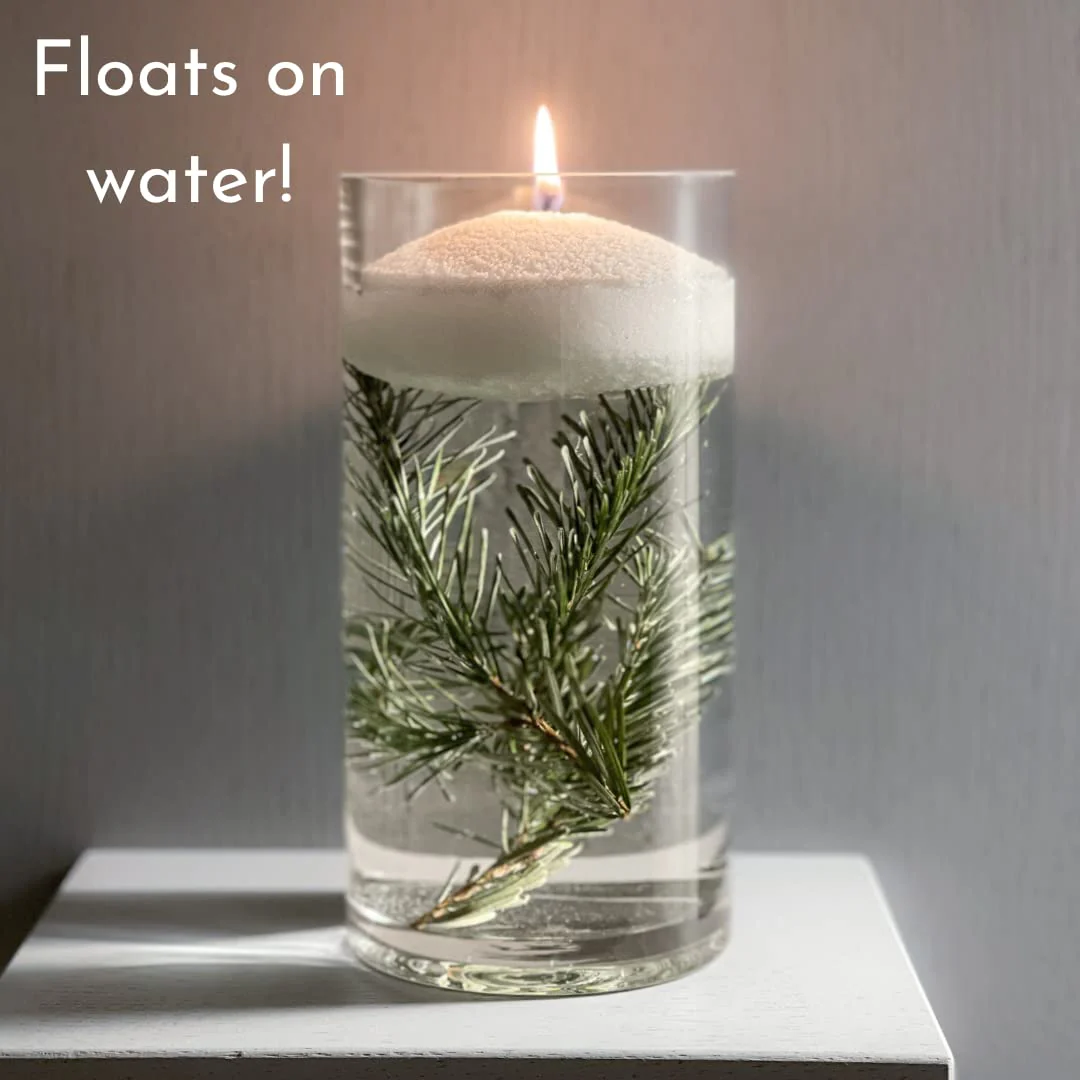 Foton Pearled Candle 18 Oz - Festive Fir Christmas Tree Scented Non Toxic Long Lasting Powder Wax Sand Candles up to 120 Hours - Refillable Pearl Candle Sand with 30 Wicks - Image 5