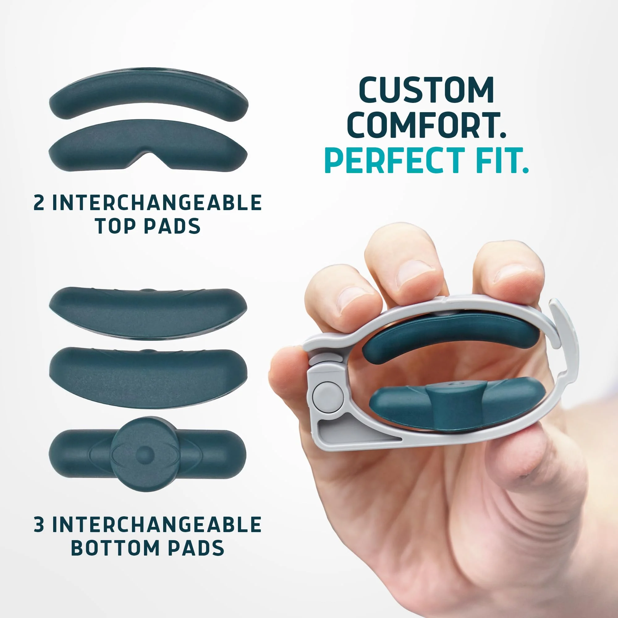 Freedom Clamp by Lunderg - with Innovative Pro-Hinge for Top-Down Pressure & 5 Different Fittings - Totally Customizable Penile Clamp for Incontinence - Mens Incontinence Products - Image 7
