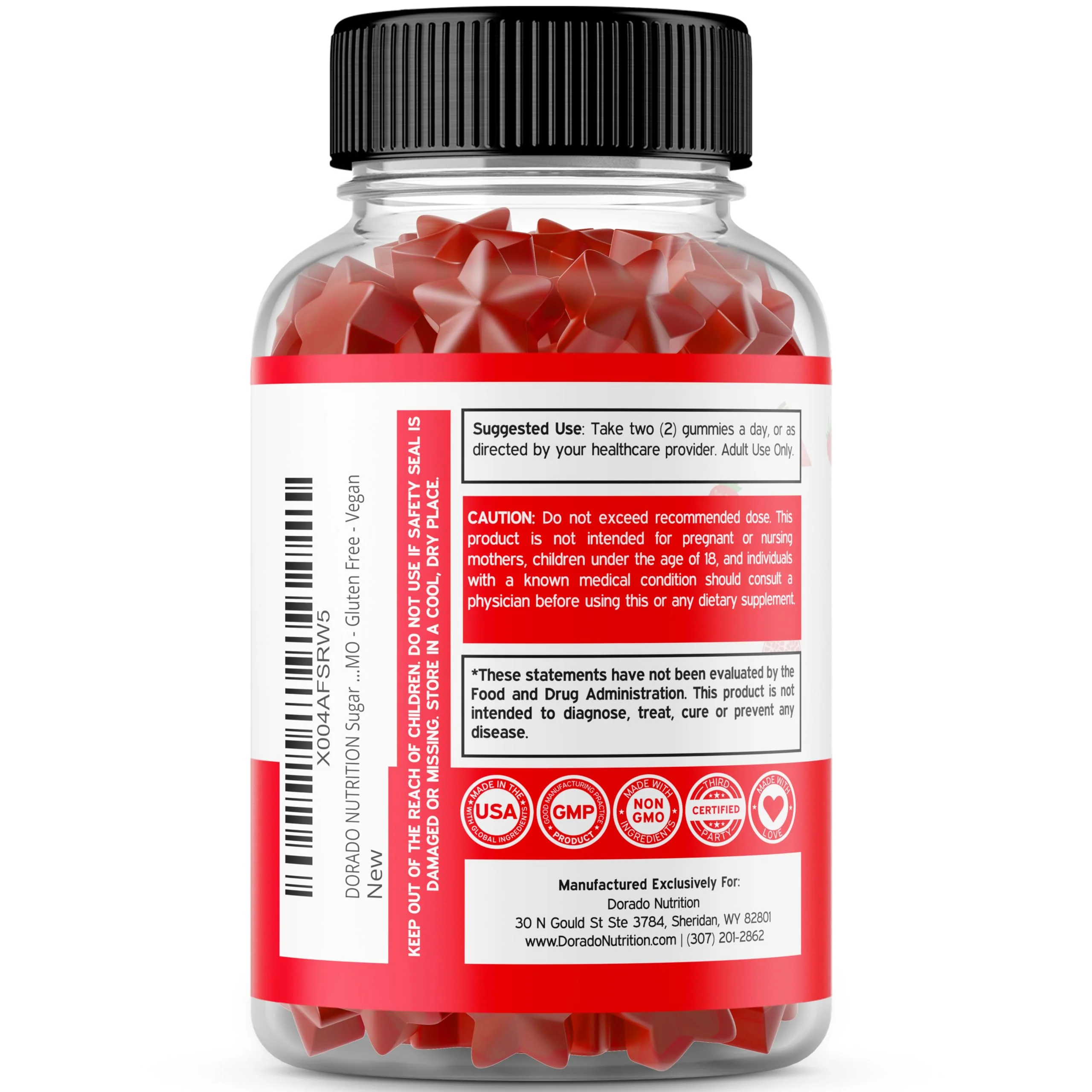 Fruit and Veggies Supplement (120 Gummies) - Premium Sugar-Free Superfood Super Green & Fruit Gummies for Adults - Immunity Support for Men & Women - Non GMO, Vegan Safe & Made in USA - Image 5