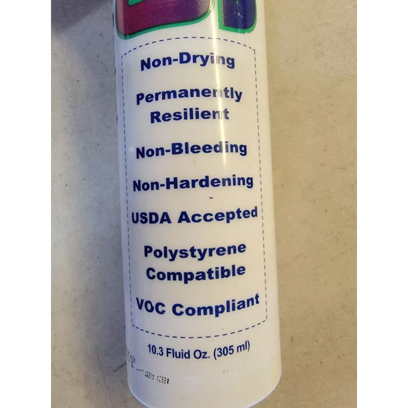 FSI-96 Non Skinning Butyl Sealant 10.3oz Fl Oz Used On Metal Manufactured 9/23 - Image 3
