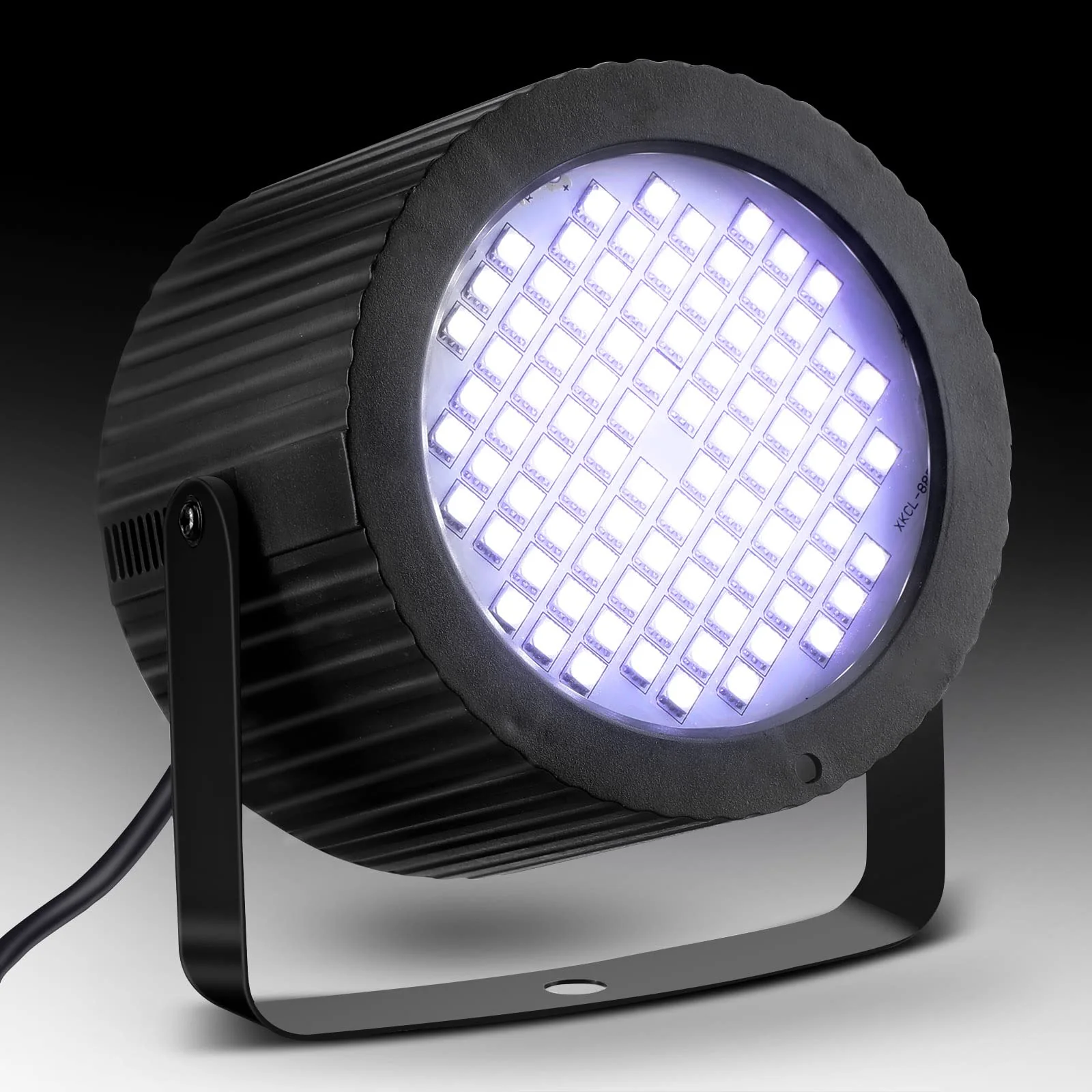 Funtery 2 Pcs Bright Halloween Strobe Light 88 LEDs Flash Party Lighting Sound and Speed Modes Flashing Stage Lights for Christmas Birthday Party Room Dance DJ Bar Karaoke Show Wedding(White) - Image 5