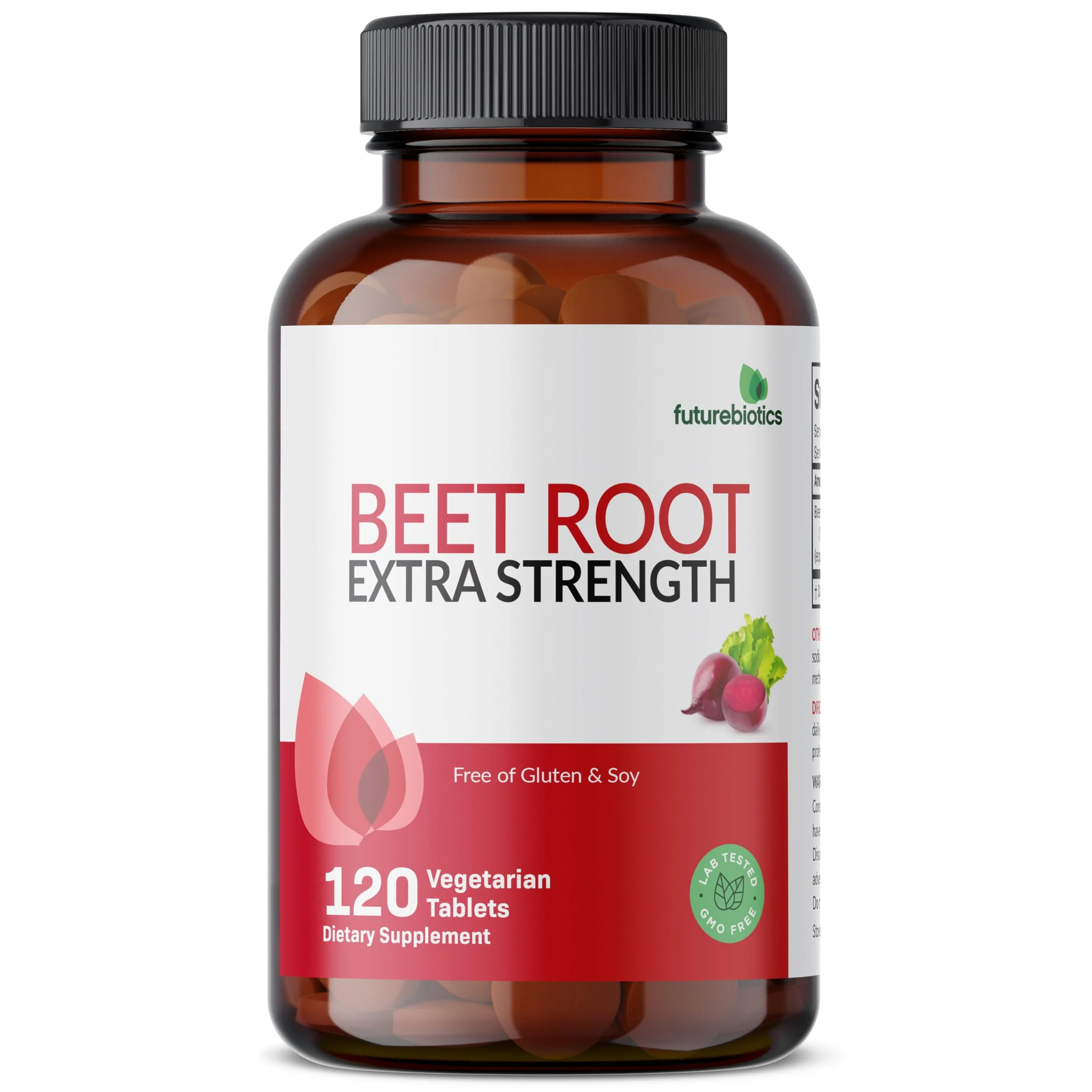 Futurebiotics Beet Root Extra Strength, Non-GMO, 120 Vegetarian Tablets - Image 5
