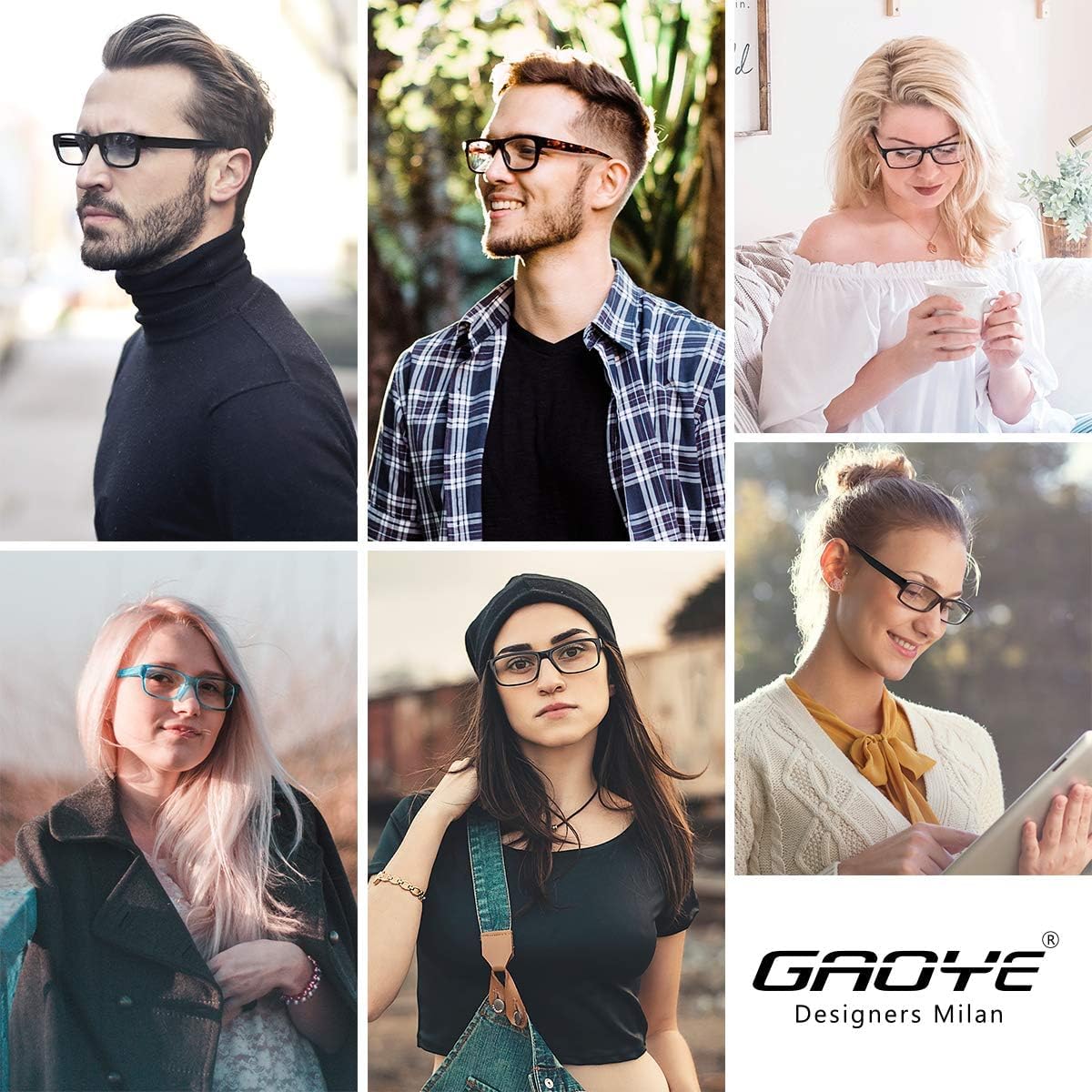Gaoye Professional Reading Glasses for All Day - Computer Readers with Blue Light Protection - Value Pack - Image 2