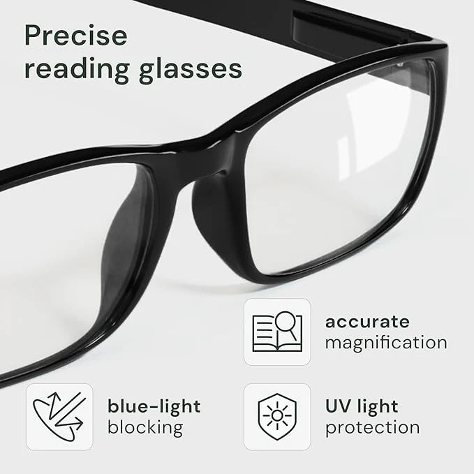 Gaoye Professional Reading Glasses for All Day - Computer Readers with Blue Light Protection - Value Pack - Image 4