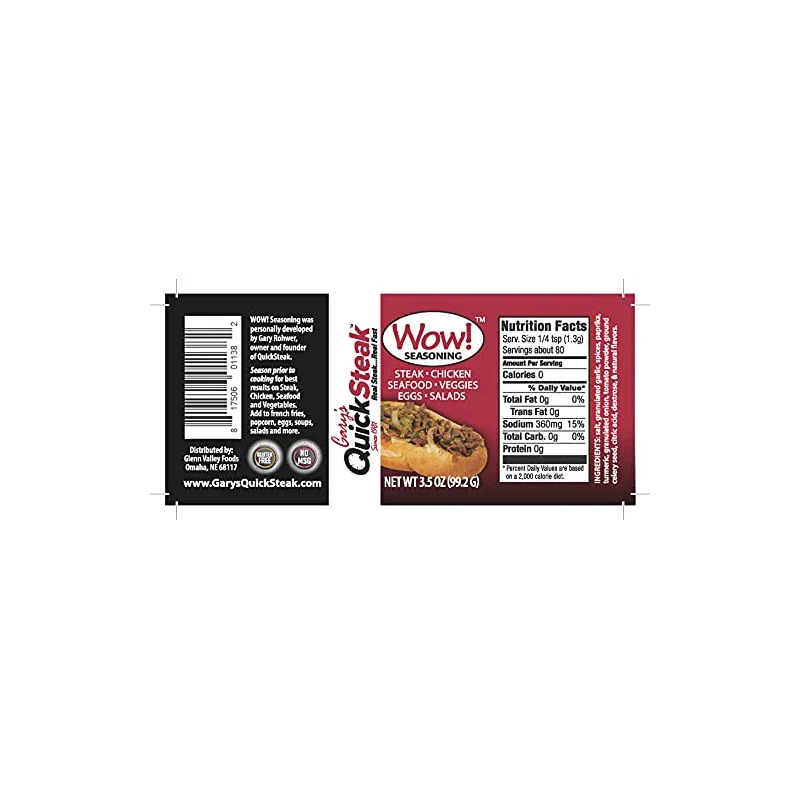 Gary's QuickSteak Wow! Seasoning (Pack of 3) - Image 3