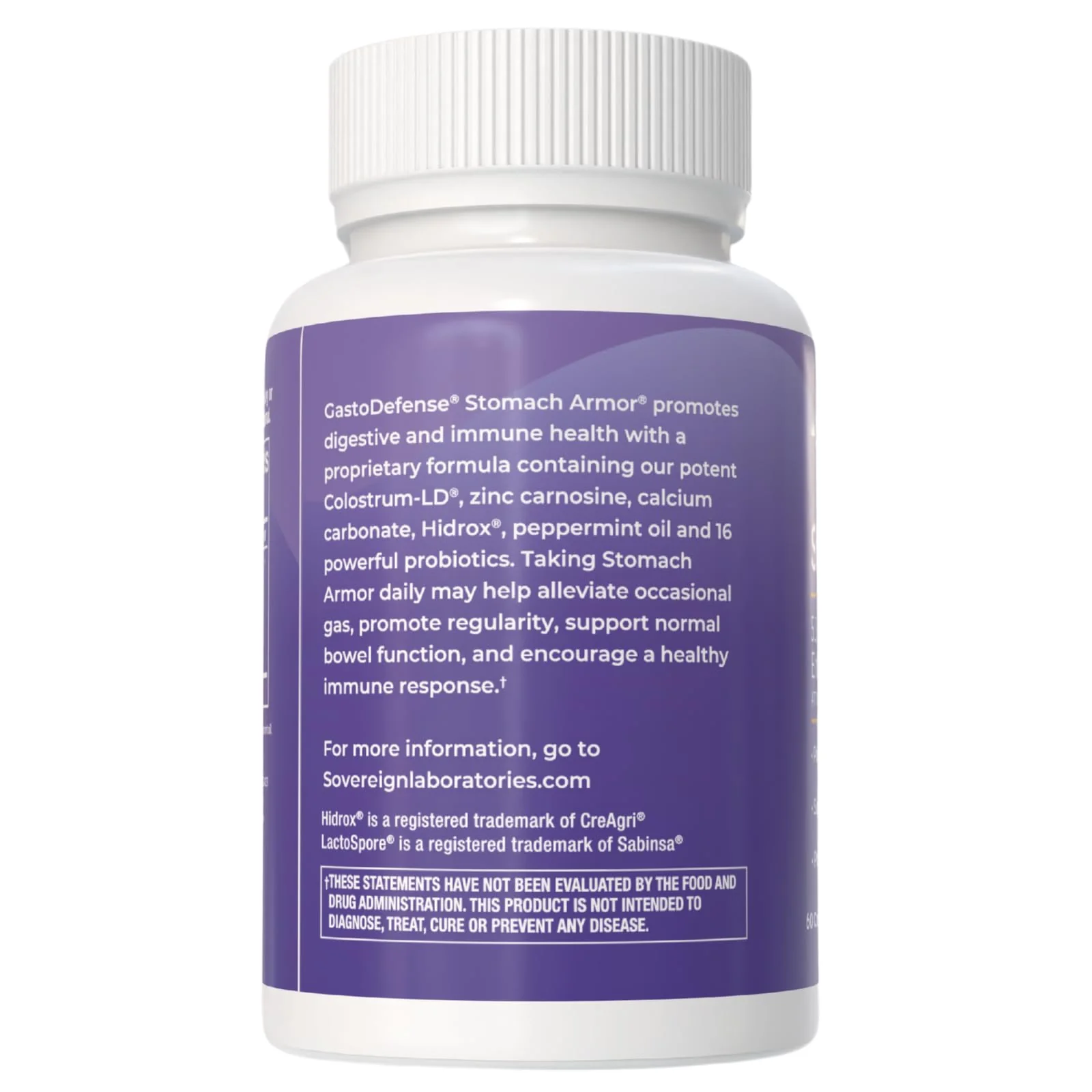 GastroDefense Stomach Armor - Shelf Stable Pre and Probiotic - Liposomal Colostrum-LD Enhanced. Beneficial Stains Colonize and Promote Gut Health, Designed for Adult Women and Men - Image 6