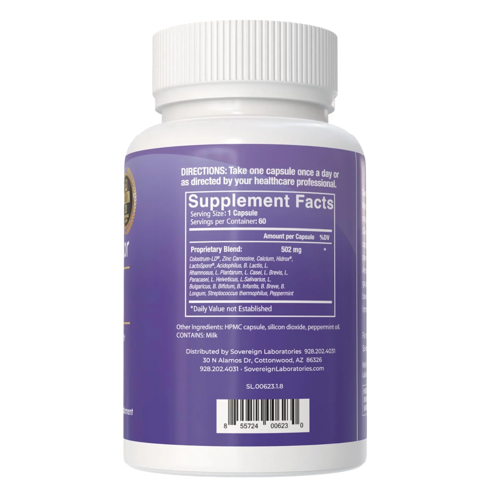 GastroDefense Stomach Armor - Shelf Stable Pre and Probiotic - Liposomal Colostrum-LD Enhanced. Beneficial Stains Colonize and Promote Gut Health, Designed for Adult Women and Men - Image 7