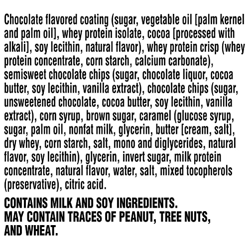 Gatorade Whey Protein Recover Bars, Chocolate Chip, 2.8 ounce(Pack of 12) - Image 6