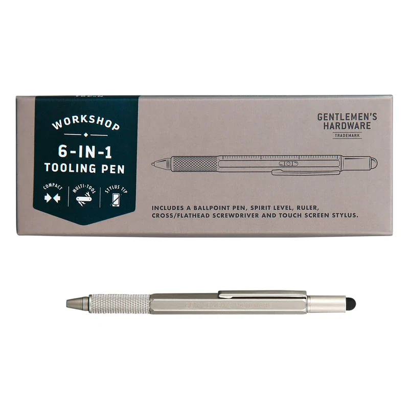 Gentlemen's Hardware 6-in-1 Multi-Tool Pen, GEN491 - Image 2