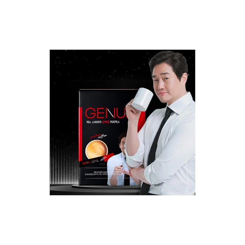 GENU Stevia Protein Coffee Mix (100 sticks, Original) - Image 4