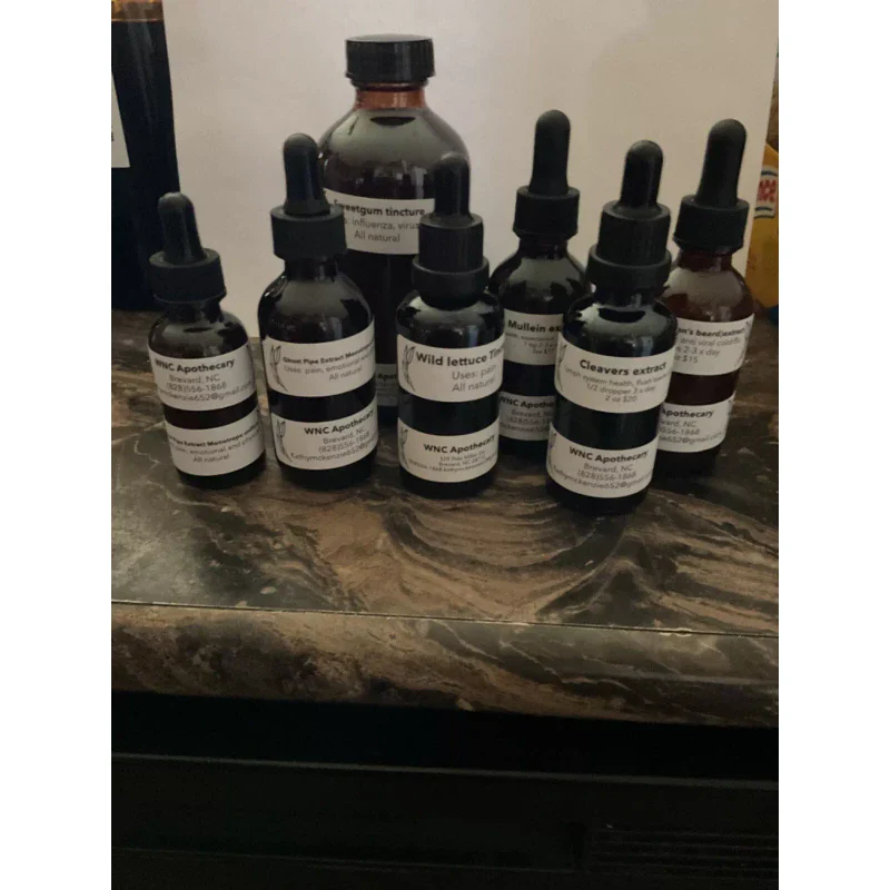 Ghost Organic Ghost Pipe Tincture Monotropa uniflora 1 ounce Natural, never any dyes