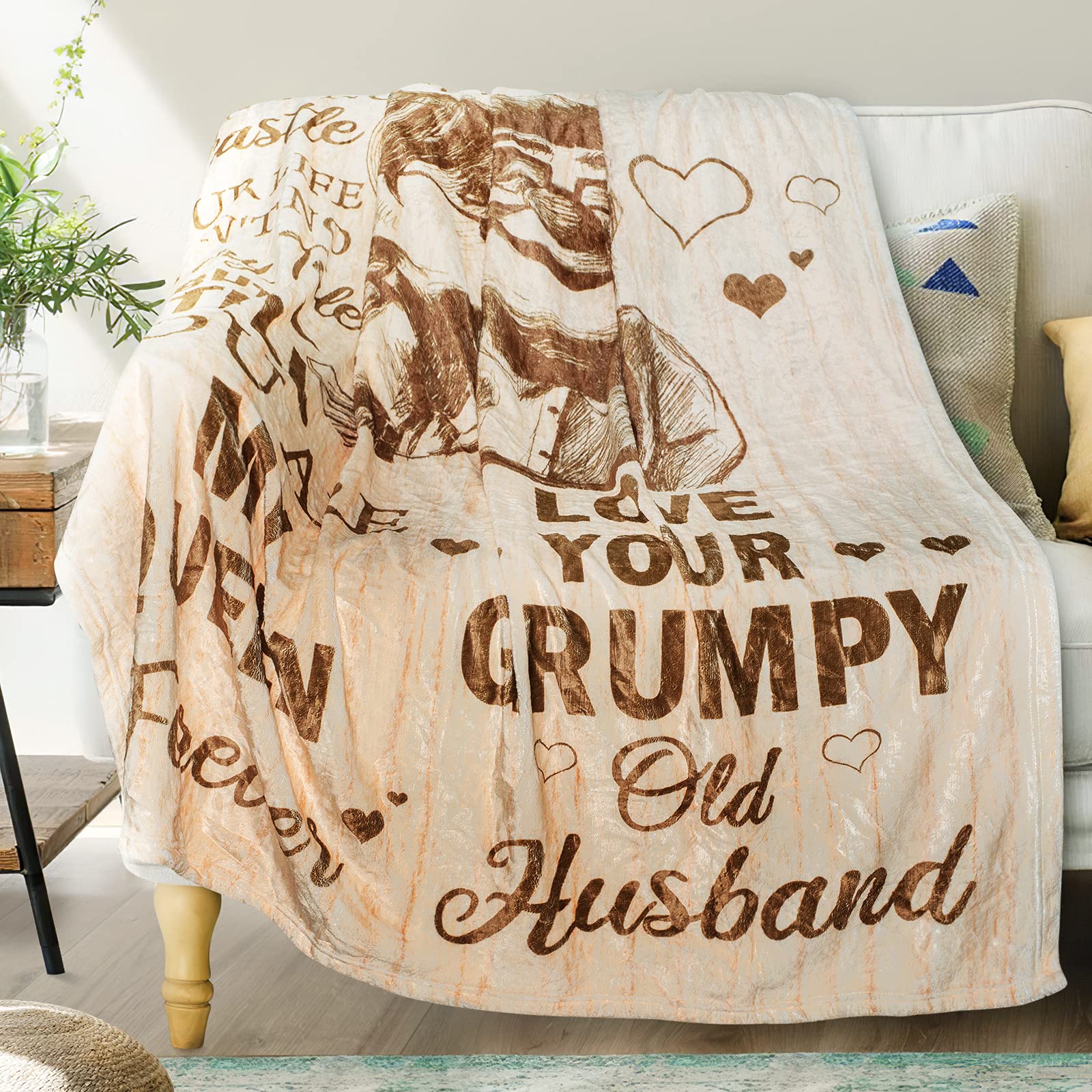 Gift for Wife from Husband to My Wife Blanket Wedding Anniversary Romantic Gifts for Wife Birthday Christmas Valentine's Mother's Day Healing Thoughts Blanket Presents for Her - Image 6