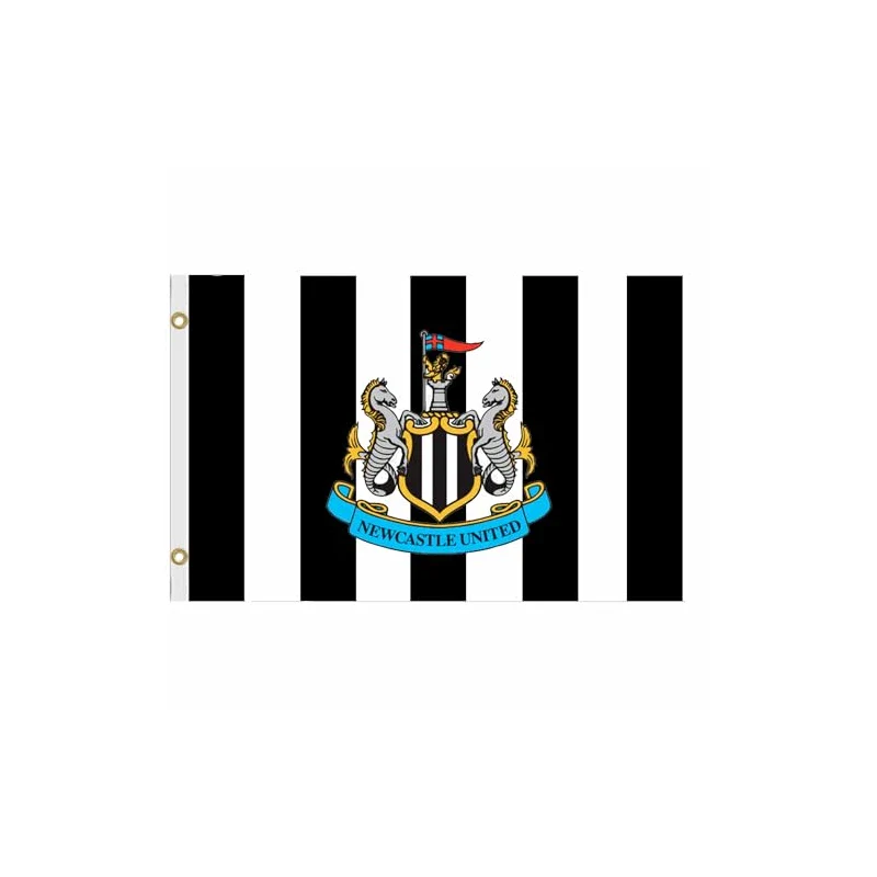 GIFTS 4 ALL Official Giant Newcastle Football Crest Flag, Newcastle Banner 5ft x 3ft, Newcastle Football Fans Souvenir Flag, Newcastle Match Day Flag - Image 2