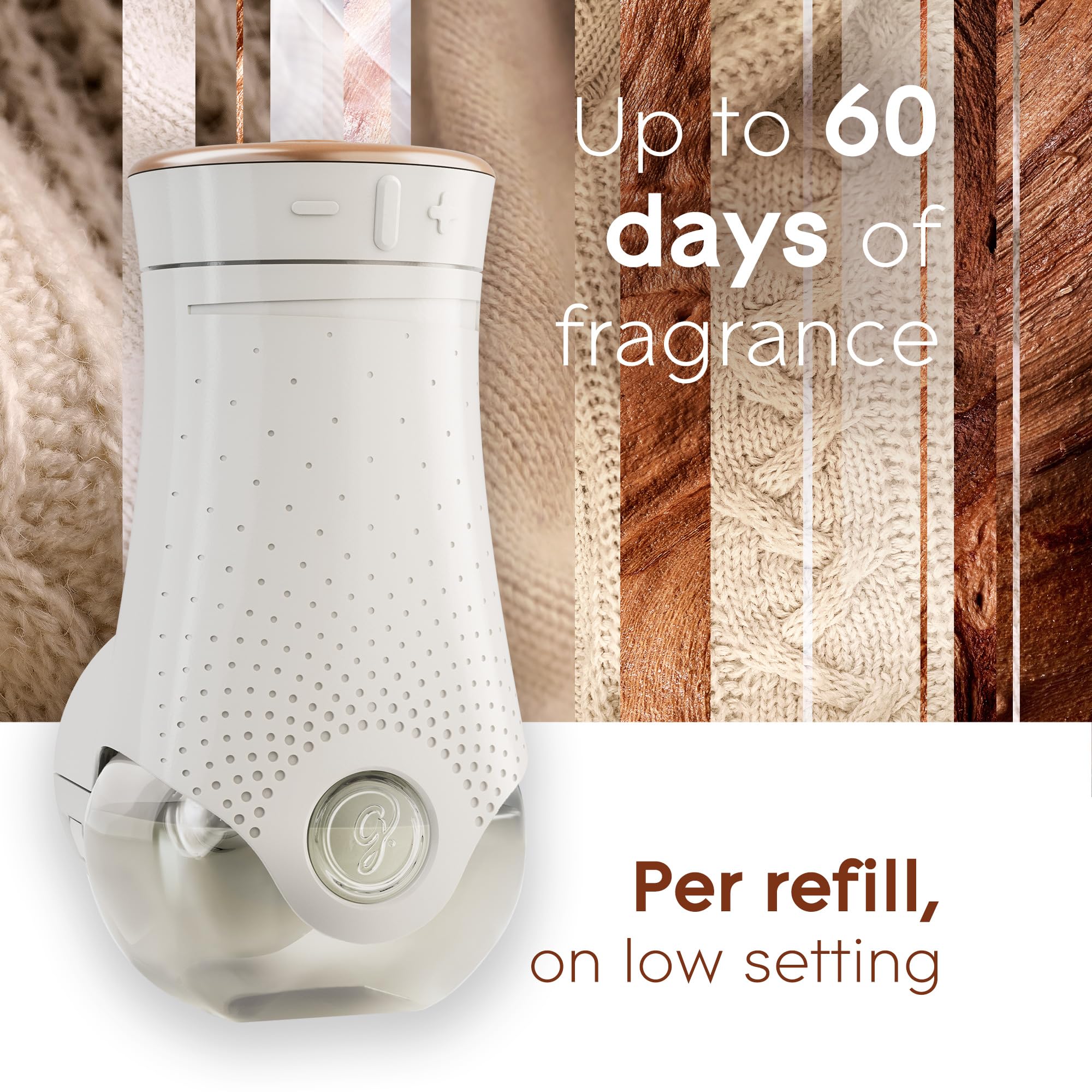 Glade PlugIns Refills Air Freshener, Scented and Essential Oils for Home and Bathroom, Cashmere Woods, 6.7 Fl Oz, 10 Count (Packaging May Vary) - Image 5