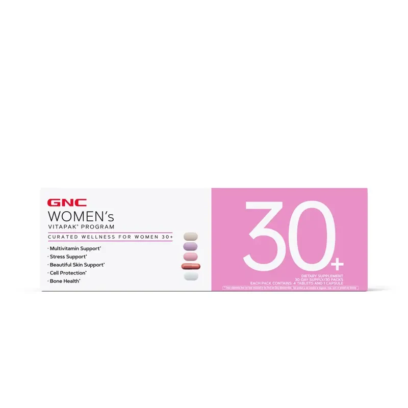 GNC Women's 30+ Vitapak, Multivitamin with Stress & Bone Support, 30 Count - Image 3