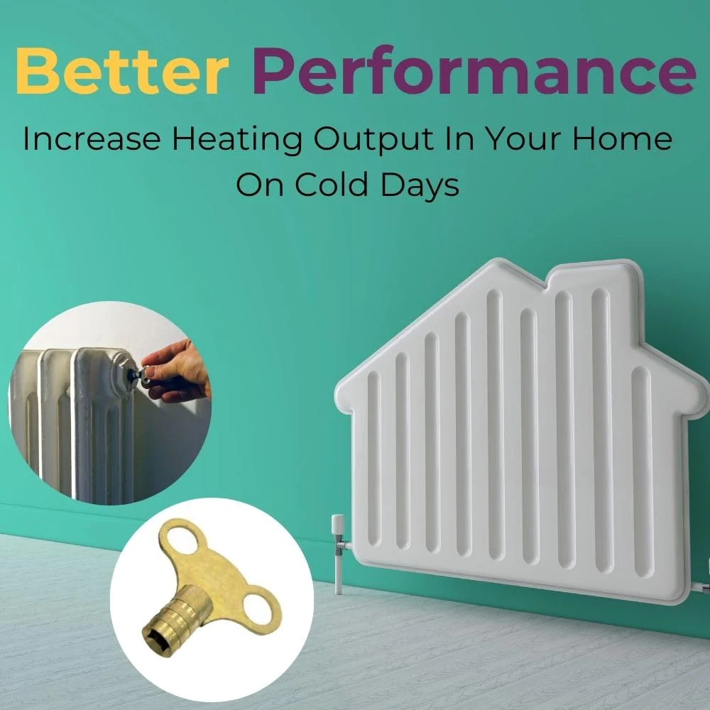 Go Bathrooms 72823 Bleed Radiator Keys, Pack of 2, Brass, 2 Count - Image 2