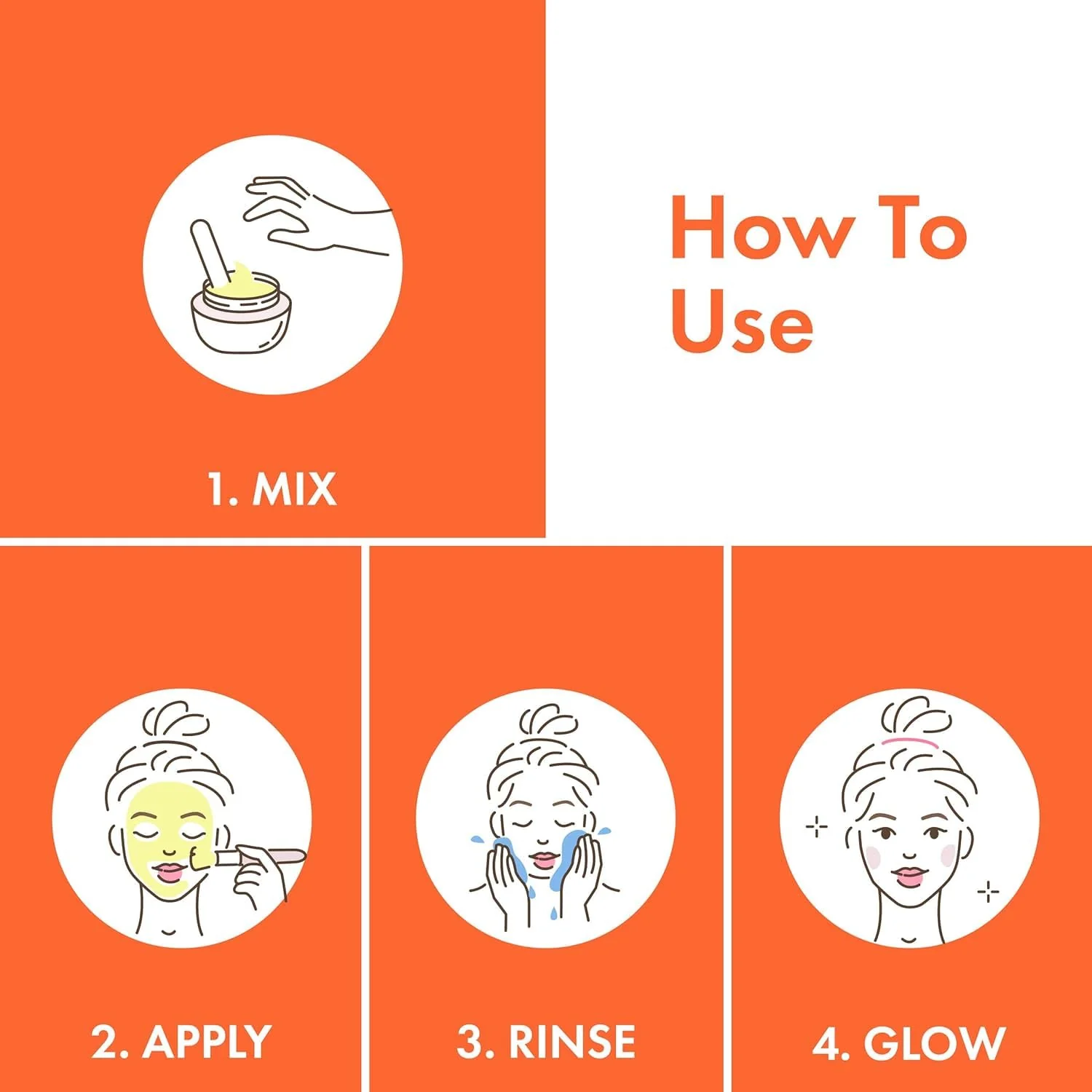 Good Vibes Ubtan Insta Glow Powder for Face | Hydrating Pack with Turmeric Saffron & Sandalwood | Suits All Skin Types | No Parabens Sulfates & Mineral Oil | 5.29 Oz/150g - Image 3
