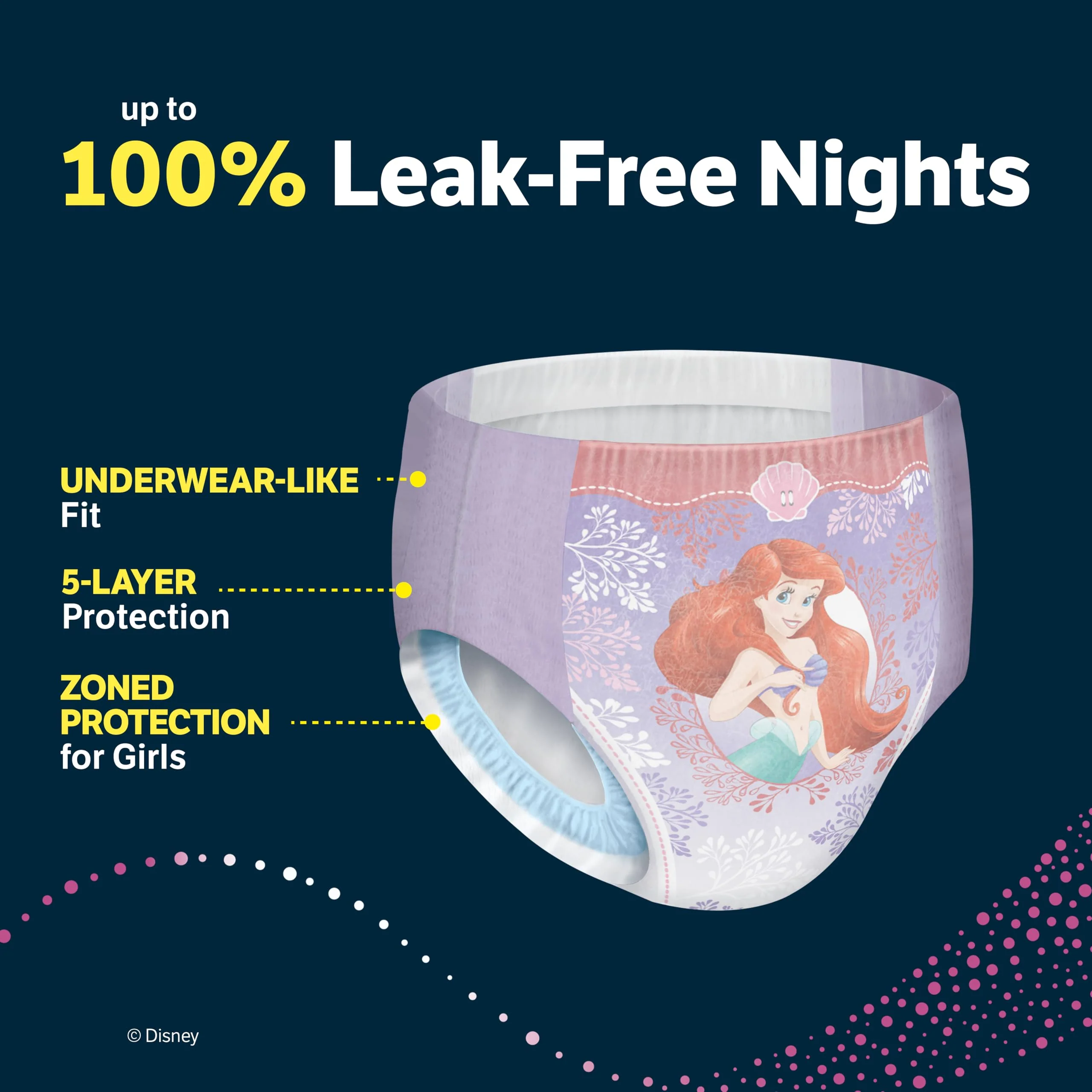 Goodnites Girls' Nighttime Bedwetting Underwear, Size Extra Small (28-43 lbs), 99 Ct, Packaging May Vary - Image 10