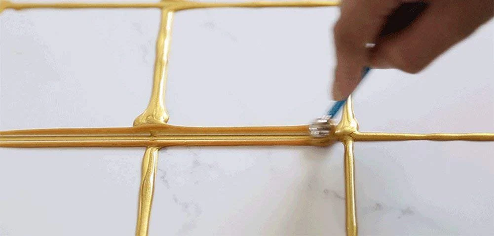 GOZOLA Concrete Countertop Caulking Tool, Metal Ball Tile Caulk Finishing Tool Used to Press The Tile Grout Coating for Bathroom Kitchen and The Rest of The Household - Image 3