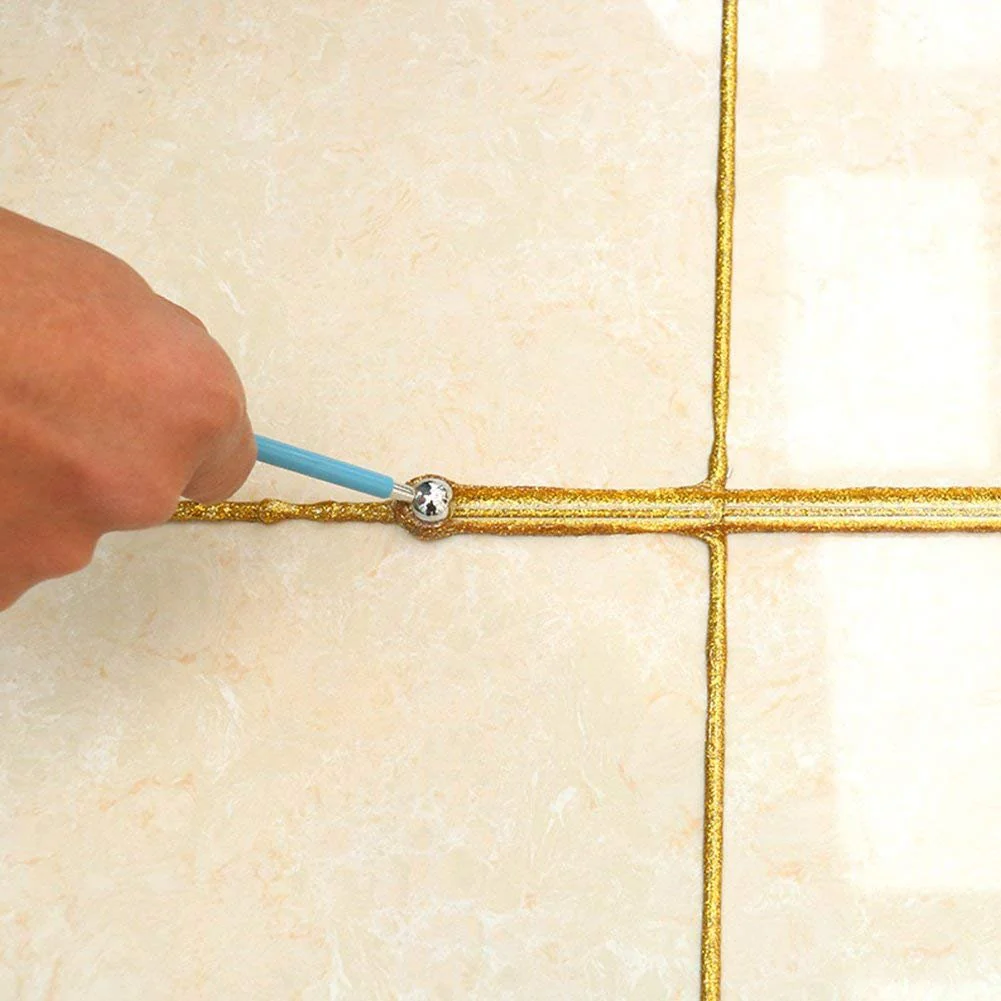 GOZOLA Concrete Countertop Caulking Tool, Metal Ball Tile Caulk Finishing Tool Used to Press The Tile Grout Coating for Bathroom Kitchen and The Rest of The Household - Image 5