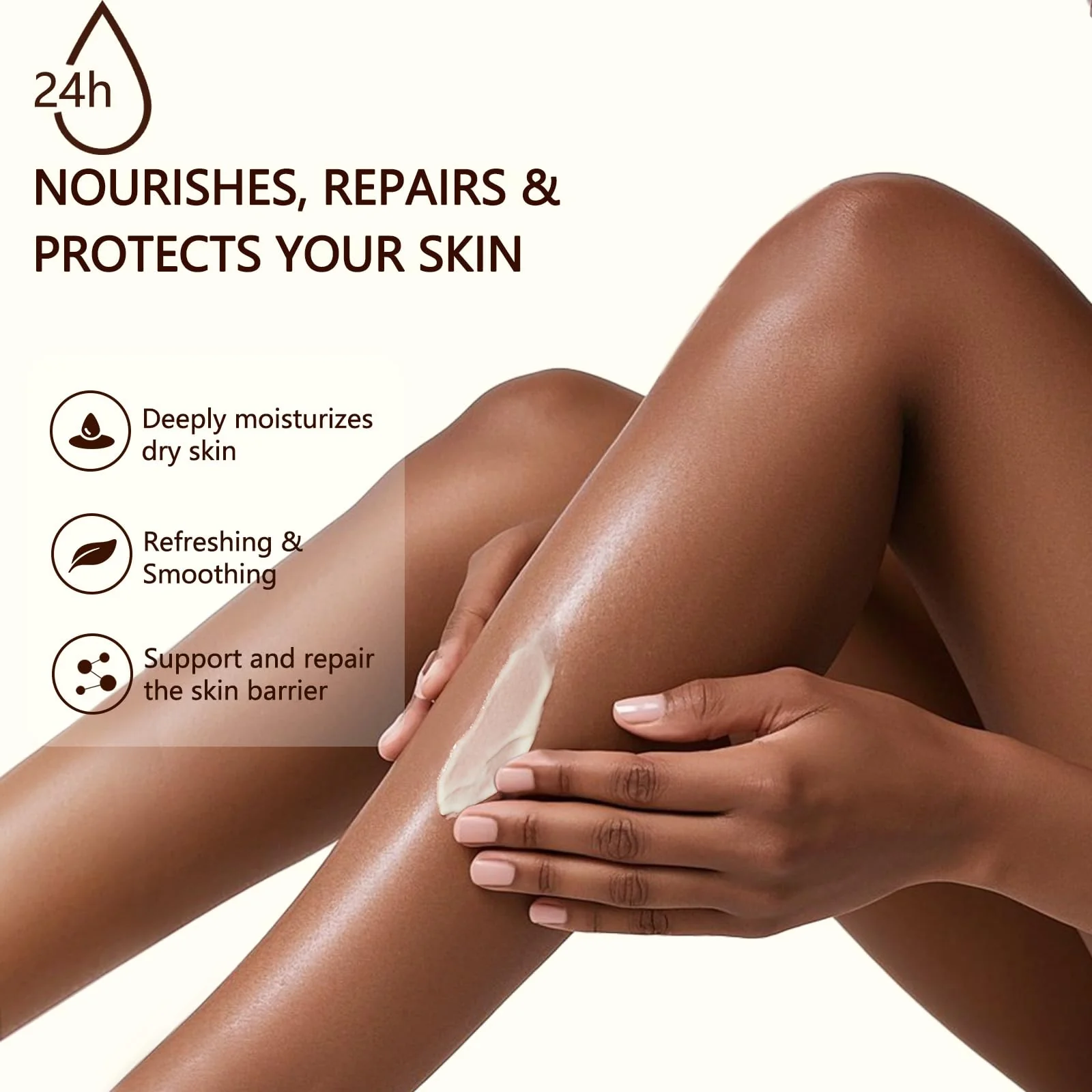 Grass-Fed Beef Tallow Balm for Skin with Raw Honey - Face & Body Moisturizer - Natural Whipped Skin Care Cream for Dry Skin- Hydrating Body Lotion for Nourishment (50g/1.76oz) - Image 5