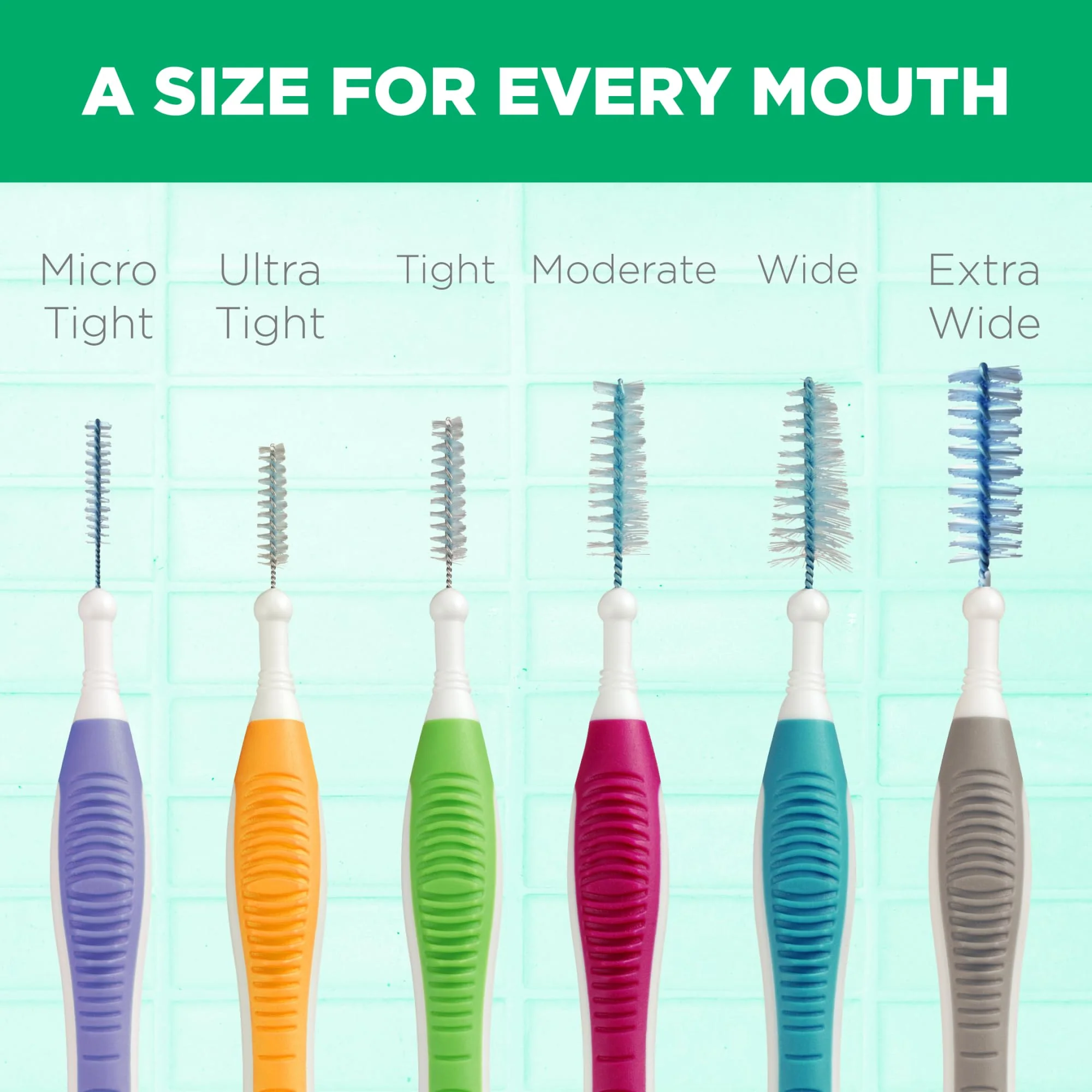 GUM Proxabrush Go-Betweens - Moderate - Interdental Brushes - Soft Bristled Dental Picks for Plaque Removal Health - Safe for Braces & Dental Devices, 10 Count (Pack of 4) - Image 5
