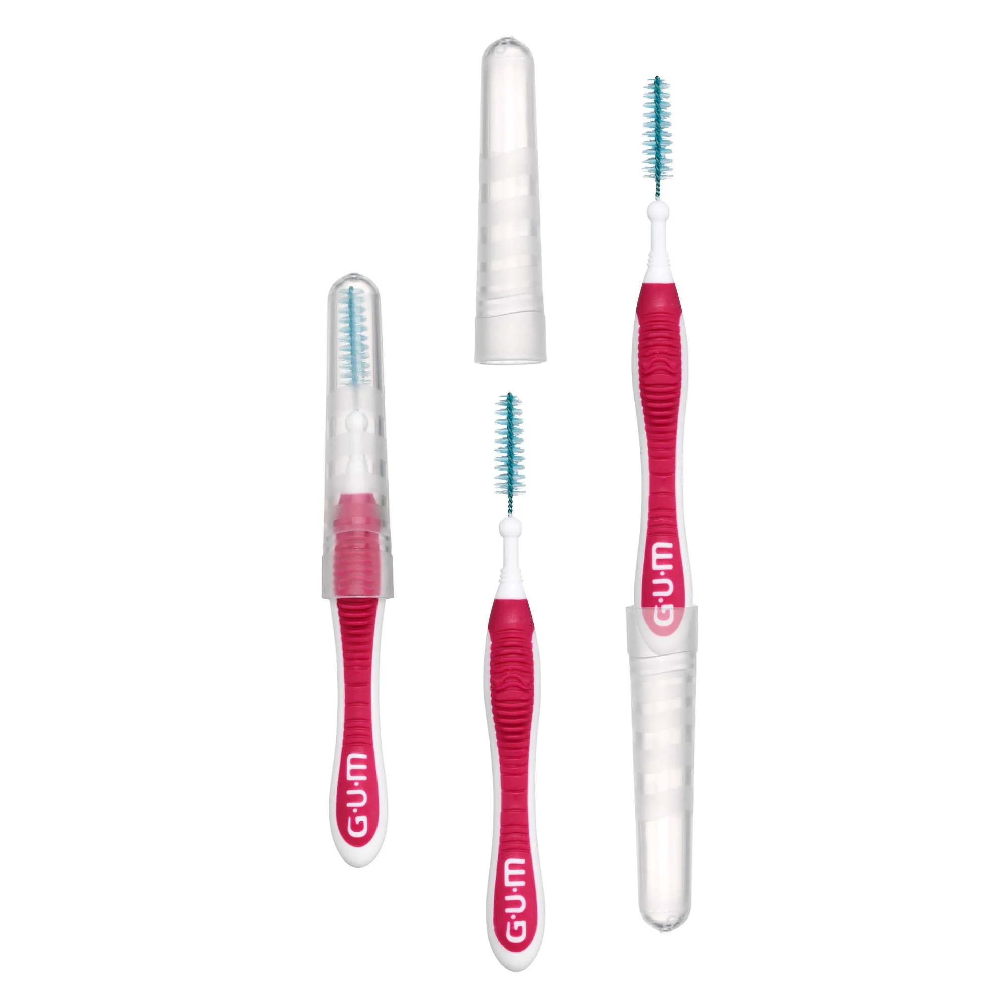 GUM Proxabrush Go-Betweens - Moderate - Interdental Brushes - Soft Bristled Dental Picks for Plaque Removal Health - Safe for Braces & Dental Devices, 10ct (Pack of 6) - Image 4